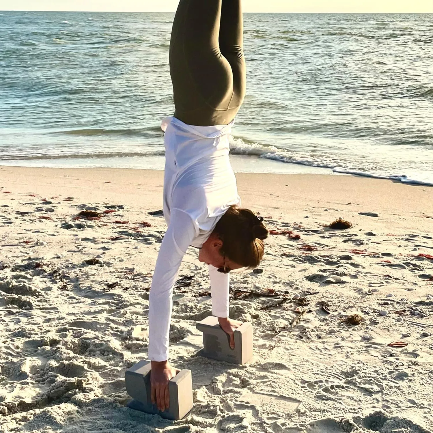Yoga Blocks 2 Pack | Reduces and Prevents Wrist Pain